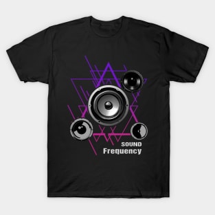 Techno EDM Sound Frequency Speaker T-Shirt